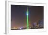Riverfront View of 600 Meter High Canton Tower, Guangzhou, China-Stuart Westmorland-Framed Photographic Print