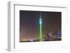 Riverfront View of 600 Meter High Canton Tower, Guangzhou, China-Stuart Westmorland-Framed Photographic Print