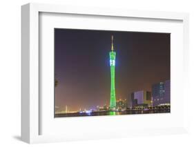 Riverfront View of 600 Meter High Canton Tower, Guangzhou, China-Stuart Westmorland-Framed Photographic Print