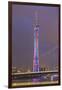 Riverfront View of 600 Meter High Canton Tower, Guangzhou, China-Stuart Westmorland-Framed Photographic Print