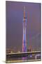 Riverfront View of 600 Meter High Canton Tower, Guangzhou, China-Stuart Westmorland-Mounted Photographic Print