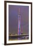 Riverfront View of 600 Meter High Canton Tower, Guangzhou, China-Stuart Westmorland-Framed Photographic Print