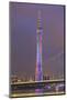 Riverfront View of 600 Meter High Canton Tower, Guangzhou, China-Stuart Westmorland-Mounted Photographic Print