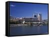Riverfront View of Downtown, Knoxville, Tennessee-Walter Bibikow-Framed Stretched Canvas