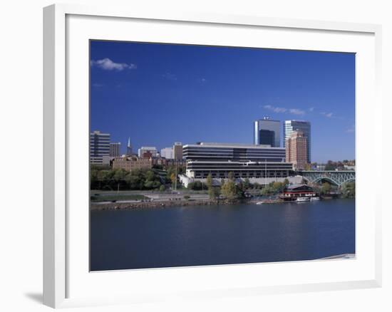 Riverfront View of Downtown, Knoxville, Tennessee-Walter Bibikow-Framed Photographic Print