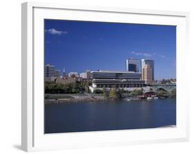 Riverfront View of Downtown, Knoxville, Tennessee-Walter Bibikow-Framed Photographic Print