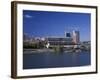 Riverfront View of Downtown, Knoxville, Tennessee-Walter Bibikow-Framed Photographic Print