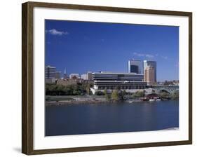 Riverfront View of Downtown, Knoxville, Tennessee-Walter Bibikow-Framed Photographic Print