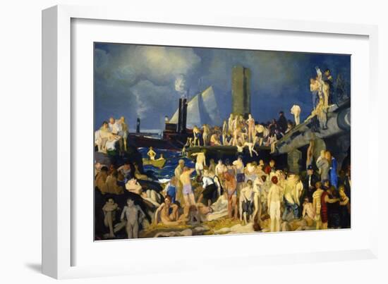 Riverfront-George Bellows-Framed Art Print