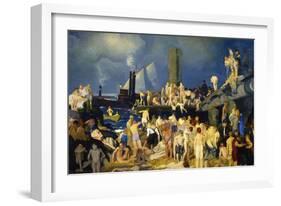 Riverfront-George Bellows-Framed Art Print