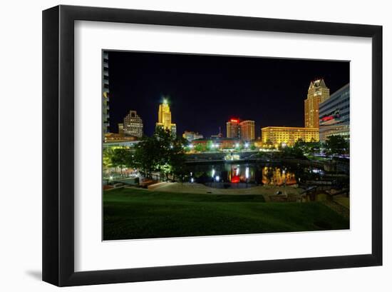 Riverplace Park Rhode Island-null-Framed Art Print