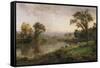 Riverscape - Early Autumn, 1888-Jasper Francis Cropsey-Framed Stretched Canvas