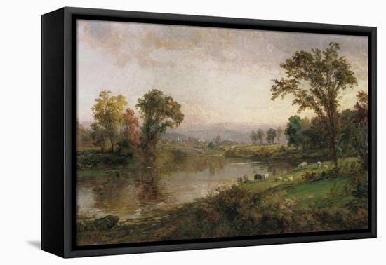 Riverscape - Early Autumn, 1888-Jasper Francis Cropsey-Framed Stretched Canvas