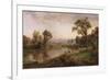 Riverscape, Early Autumn, 1888-Thomas Birch-Framed Giclee Print