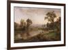 Riverscape, Early Autumn, 1888-Thomas Birch-Framed Giclee Print