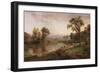 Riverscape, Early Autumn, 1888-Thomas Birch-Framed Giclee Print