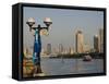 Riverscape, Guangzhou, Guangdong, China, Asia-Charles Bowman-Framed Stretched Canvas