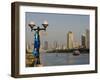 Riverscape, Guangzhou, Guangdong, China, Asia-Charles Bowman-Framed Photographic Print