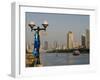 Riverscape, Guangzhou, Guangdong, China, Asia-Charles Bowman-Framed Photographic Print