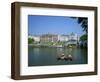 Riverside Architecture and the Thames, Richmond, Surrey, England, United Kingdom, Europe-Nigel Francis-Framed Photographic Print