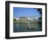 Riverside Architecture and the Thames, Richmond, Surrey, England, United Kingdom, Europe-Nigel Francis-Framed Photographic Print