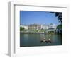 Riverside Architecture and the Thames, Richmond, Surrey, England, United Kingdom, Europe-Nigel Francis-Framed Photographic Print