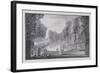 Riverside Basin, Lord Burlington's Chiswick Villa (Pen and Ink with Wash on Paper)-Jacques Rigaud-Framed Giclee Print