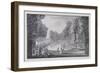 Riverside Basin, Lord Burlington's Chiswick Villa (Pen and Ink with Wash on Paper)-Jacques Rigaud-Framed Giclee Print