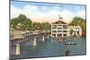 Riverside Boat House, Wichita, Kansas-null-Mounted Art Print