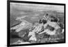 Riverside, CA Mt. Rubidoux Aerial View Photograph - Riverside, CA-Lantern Press-Framed Art Print