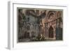 Riverside, CA - View of Mission Inn Courtyard-Lantern Press-Framed Art Print