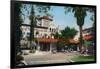 Riverside, California - Exterior View of Glenwood Mission Inn from the Courtyard, c.1915-Lantern Press-Framed Art Print