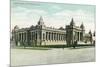 Riverside, California - Exterior View of the Court House-Lantern Press-Mounted Art Print