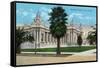Riverside, California - Exterior View of the Riverside County Court House, c.1915-Lantern Press-Framed Stretched Canvas