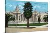 Riverside, California - Exterior View of the Riverside County Court House, c.1915-Lantern Press-Stretched Canvas