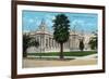 Riverside, California - Exterior View of the Riverside County Court House, c.1915-Lantern Press-Framed Art Print