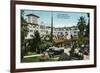 Riverside, California - Glenwood Mission Inn Court of the Birds-Lantern Press-Framed Premium Giclee Print