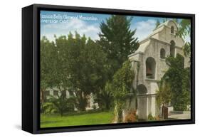 Riverside, California - Glenwood Mission Inn View of Mission Bells-Lantern Press-Framed Stretched Canvas