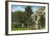 Riverside, California - Glenwood Mission Inn View of Mission Bells-Lantern Press-Framed Art Print