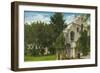 Riverside, California - Glenwood Mission Inn View of Mission Bells-Lantern Press-Framed Art Print