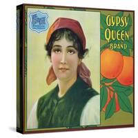 Riverside, California, Gypsy Queen Brand Citrus Label-Lantern Press-Stretched Canvas