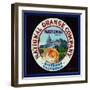 Riverside, California, National Brand Citrus Label-Lantern Press-Framed Art Print