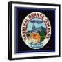 Riverside, California, National Brand Citrus Label-Lantern Press-Framed Art Print