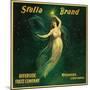 Riverside, California, Stella Brand Citrus Label-Lantern Press-Mounted Premium Giclee Print