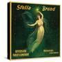 Riverside, California, Stella Brand Citrus Label-Lantern Press-Stretched Canvas