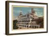 Riverside, California - View of the Rotunda Wing at the Mission Inn-Lantern Press-Framed Art Print