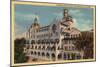 Riverside, California - View of the Rotunda Wing at the Mission Inn-Lantern Press-Mounted Art Print