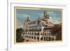 Riverside, California - View of the Rotunda Wing at the Mission Inn-Lantern Press-Framed Premium Giclee Print