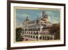 Riverside, California - View of the Rotunda Wing at the Mission Inn-Lantern Press-Framed Premium Giclee Print