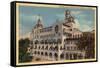 Riverside, California - View of the Rotunda Wing at the Mission Inn-Lantern Press-Framed Stretched Canvas